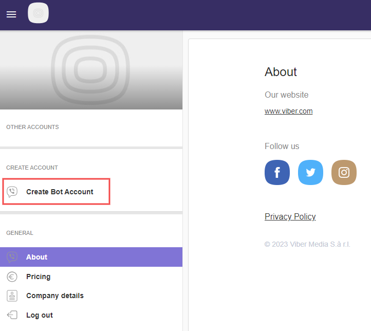 Creating a Bot Account