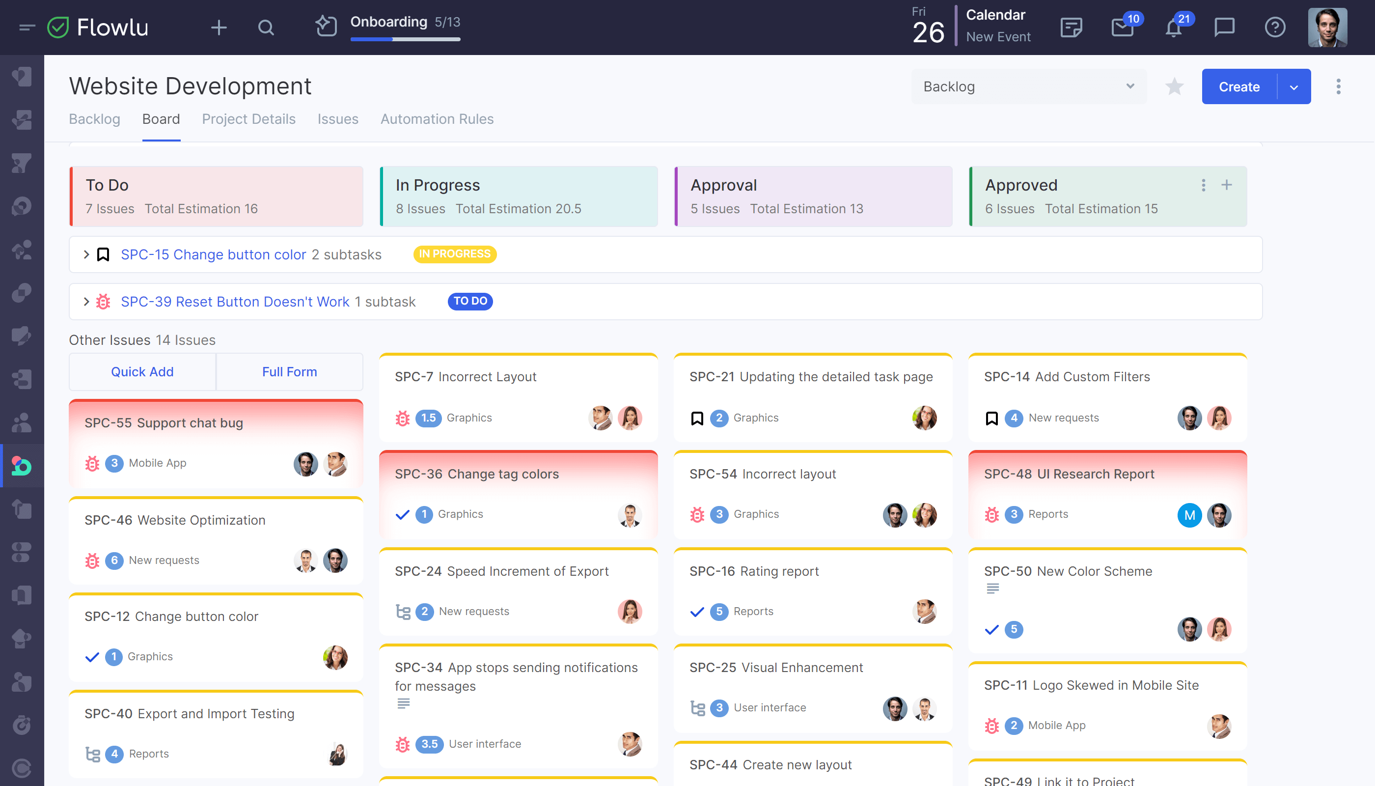 Custom Workflows
