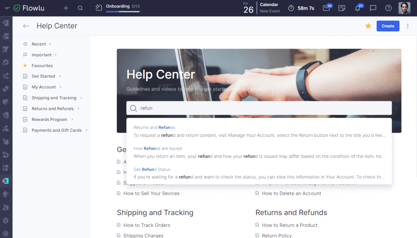 Be Informed with Help Center