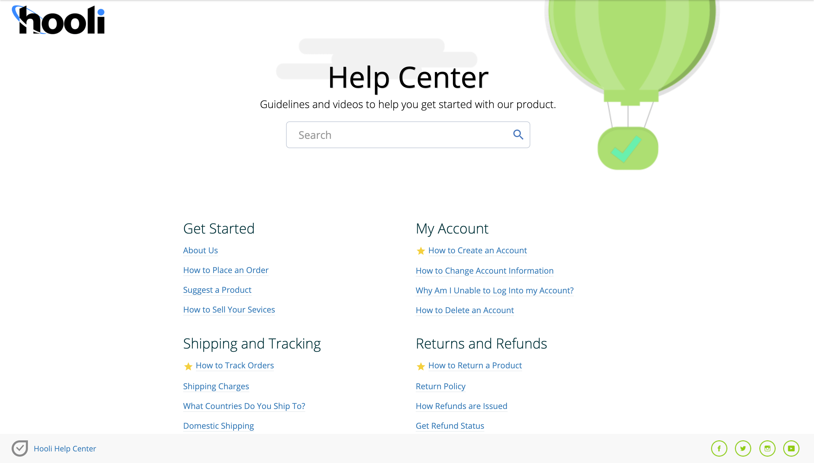 Help Center Knowledge Base