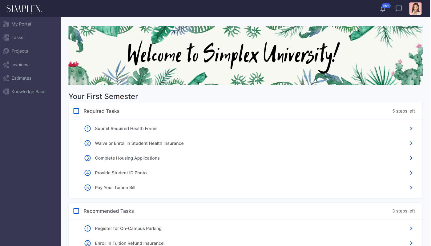 Enable Student Portal