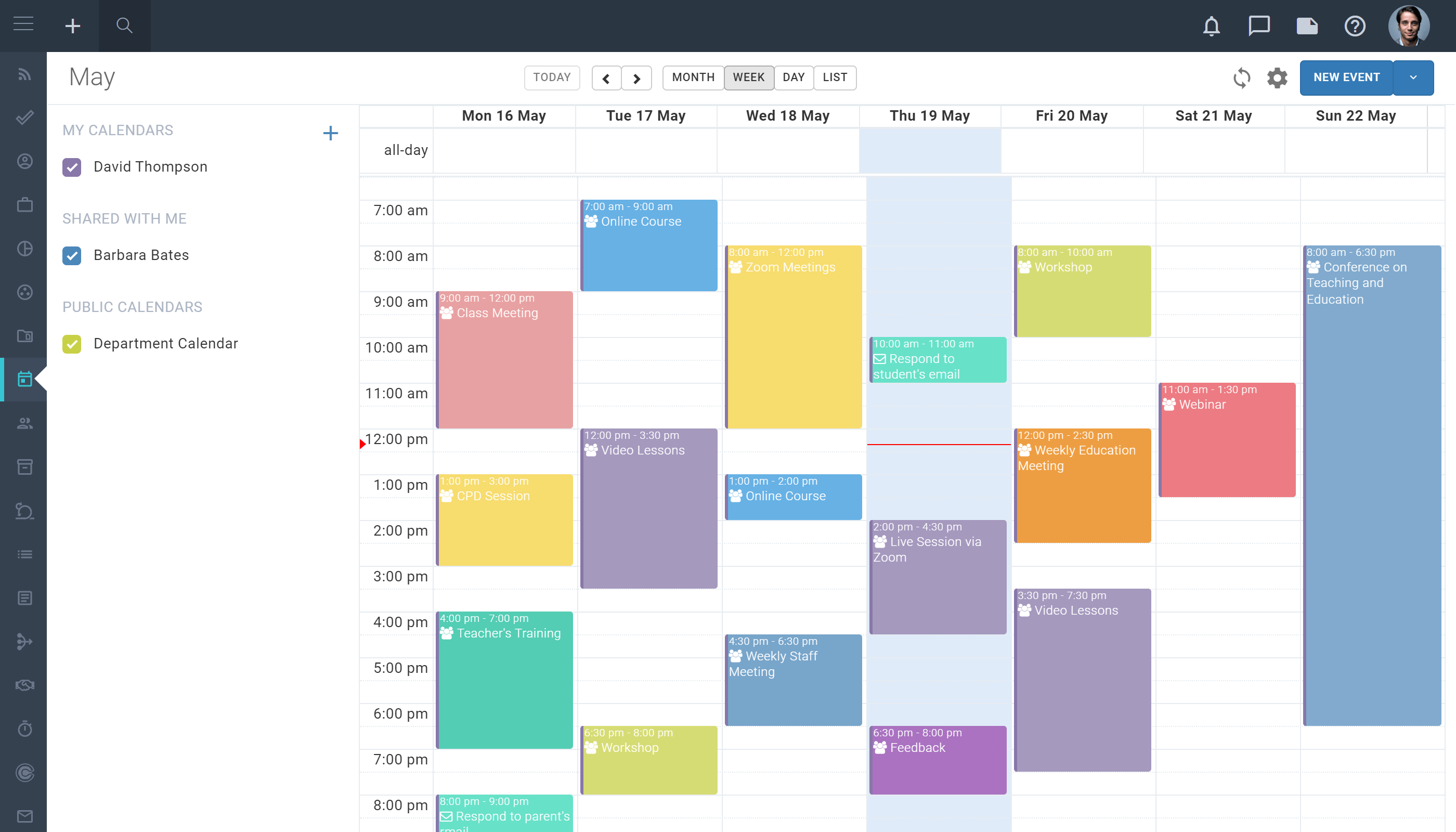 Manage Teacher Schedule