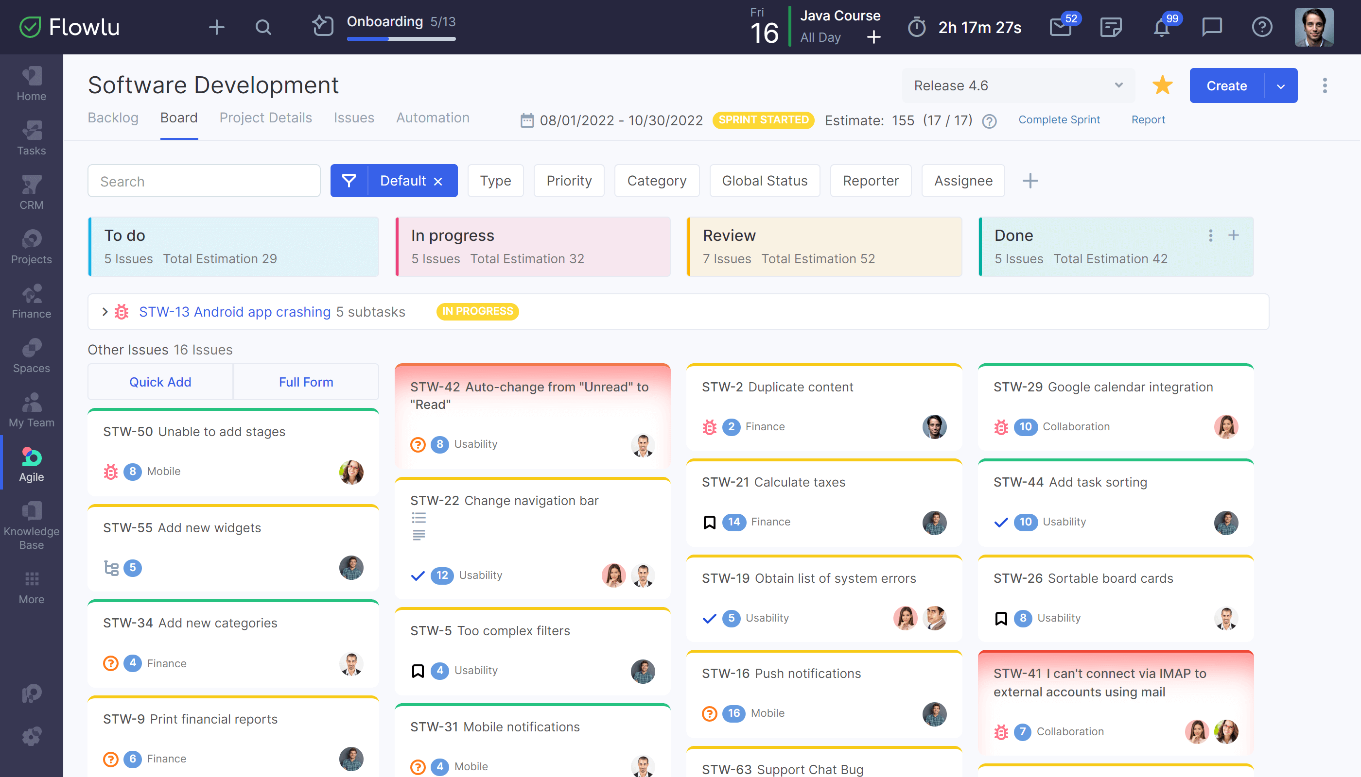 Flowlu Online Agile Project Management