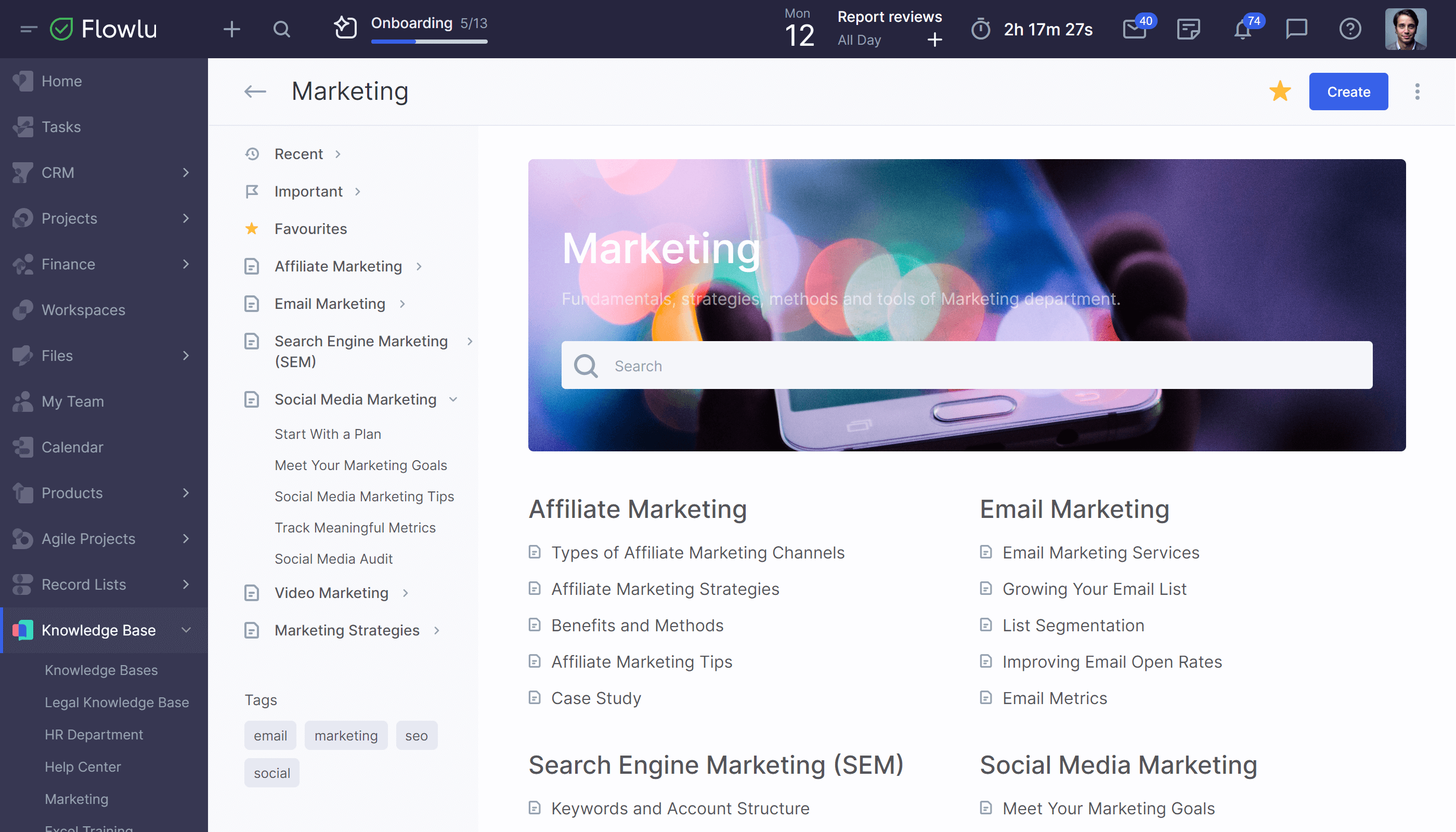 Marketing Knowledge Base