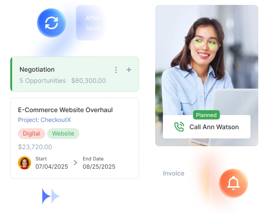 Flowlu - Software de CRM fácil criado para ser dimensionado com você