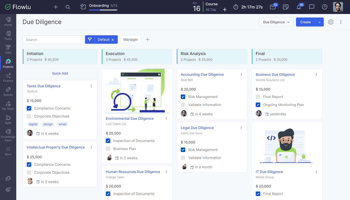 Flowlu - Flowlu gives you a whole suite of powerful tools to manage your entire consulting business