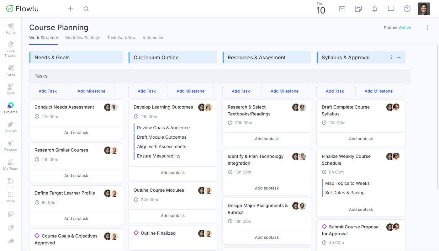Flowlu - CRM & Project Management Software for Higher Education Success