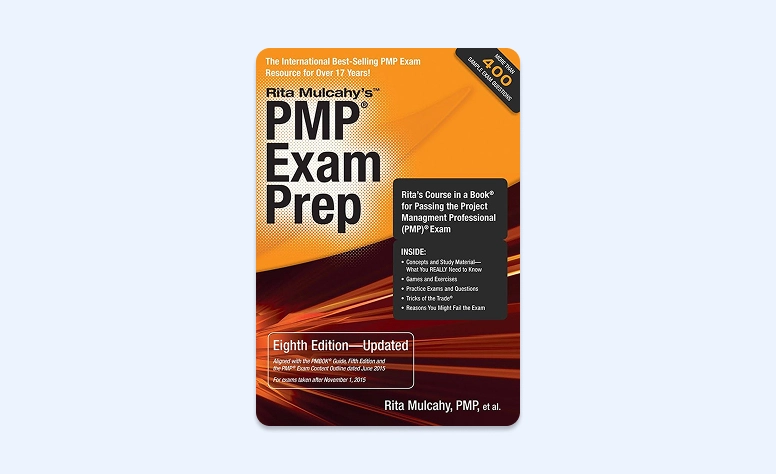 Capa: PMP Exam Prep por Rita Mulcahy
