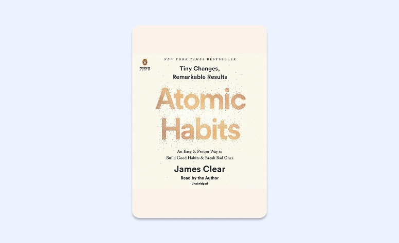 Capa: Atomic Habits: Tiny Changes, Remarkable Results por James Clear