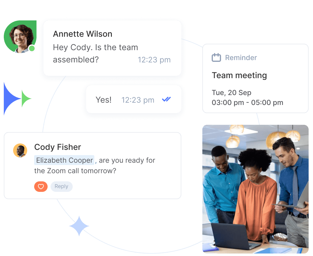 Flowlu - Colaborar en contexto