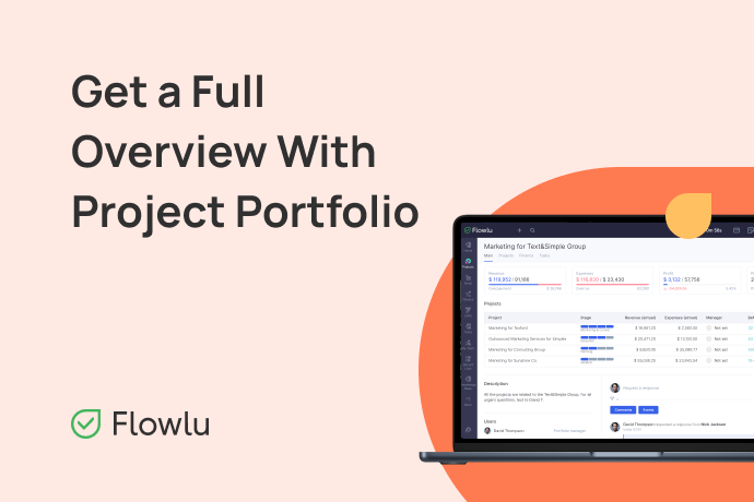 Flowlu - Qué es la cartera de proyectos y cómo utilizarla en Flowlu