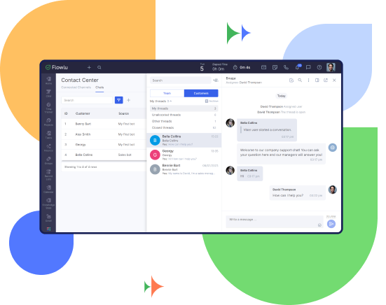 Flowlu - Contact Center CRM Software