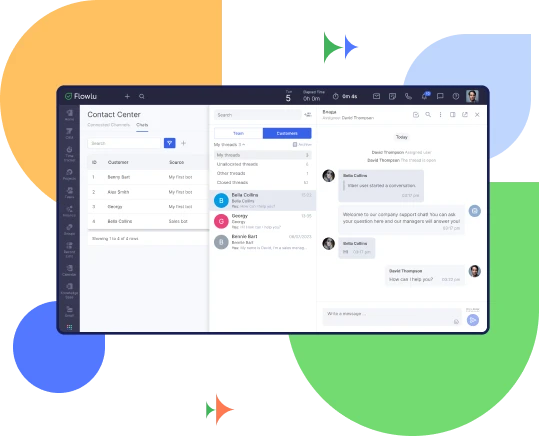 Flowlu - Contact Center CRM Software