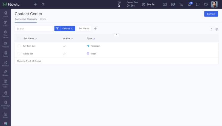 Software CRM para centros de contacto