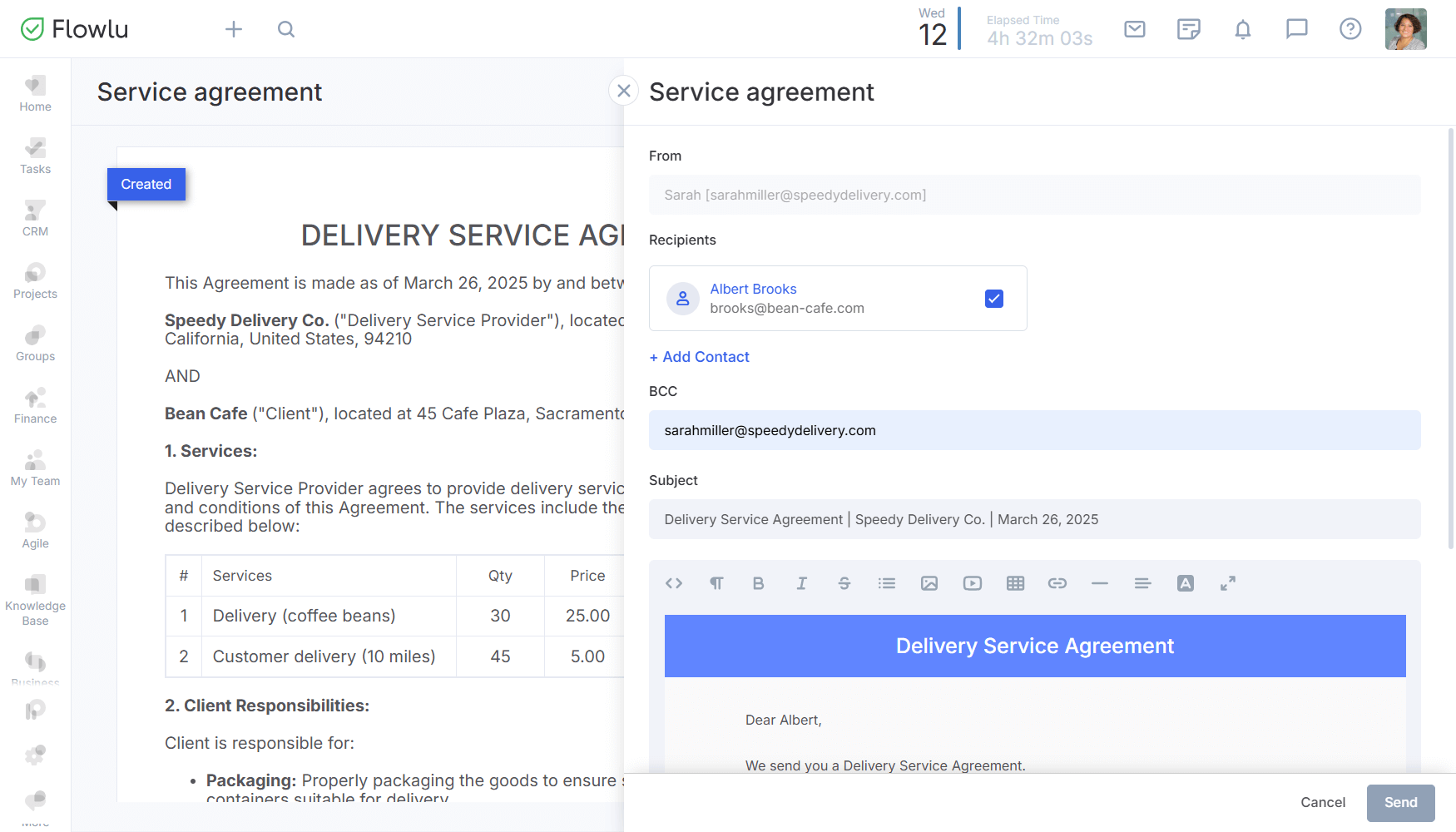 Flowlu - Email Integrations