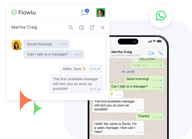 Flowlu - WhatsApp & WhatsApp Business Integration