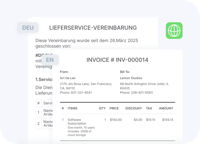 Flowlu - Soporte para contenido multilingüe