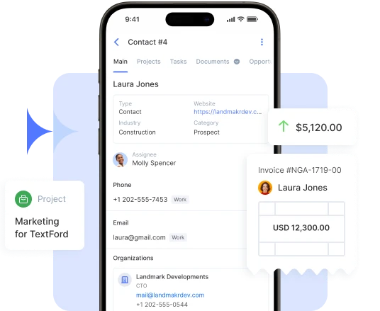Flowlu - Gestão de dados de clientes