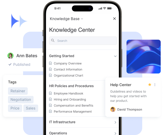 Flowlu - In-App Company Wiki