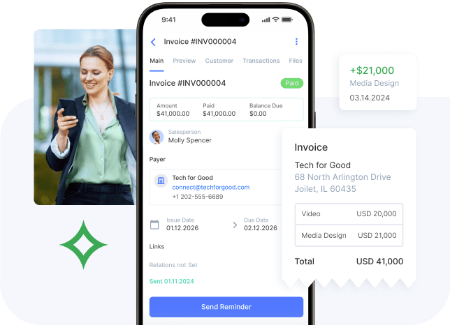 Flowlu - Facturación y gestión de tesorería