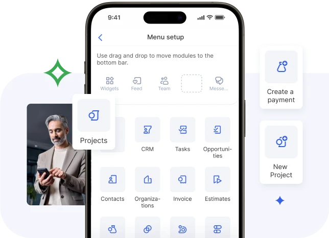 Flowlu - Opções de personalização