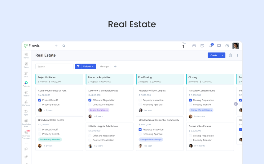 Inmobiliario Flowlu - Inmobiliario