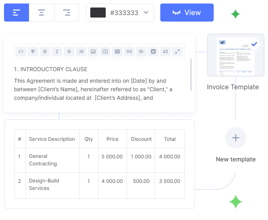 Flowlu - Criador de documentos