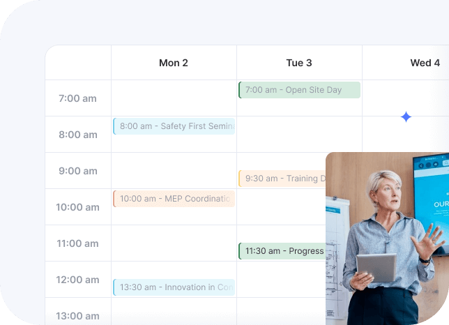 Flowlu - Gestão do calendário