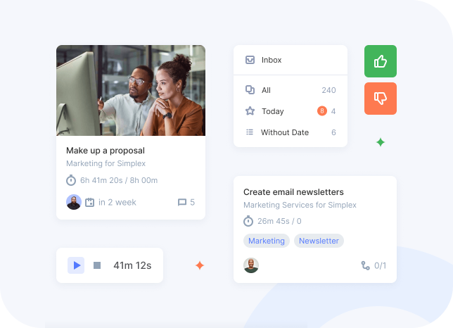 Flowlu - Time Tracking