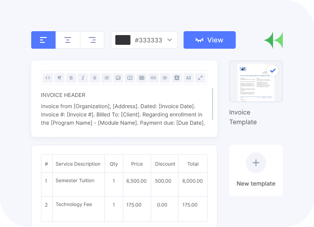 Flowlu - Design and Issue Invoices