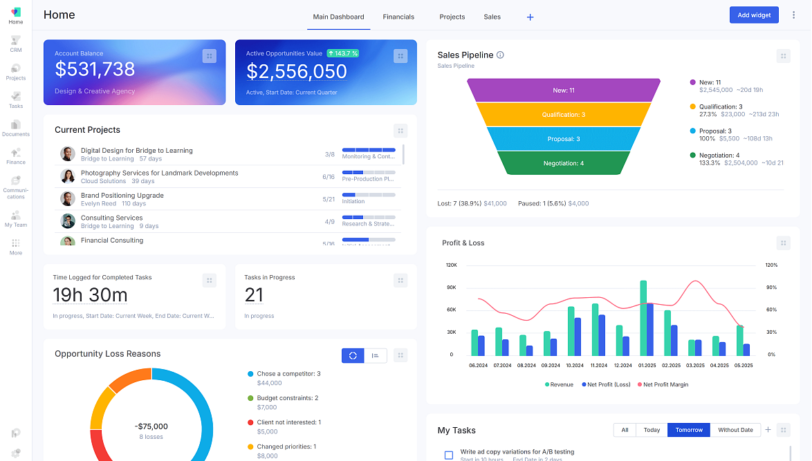 Flowlu - Efficient. Intuitive. All-in-One.