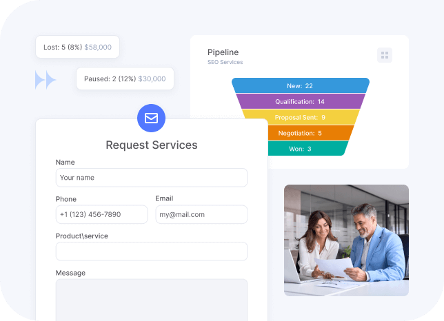 Flowlu - Capture e converta leads
