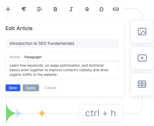 Flowlu - Create Engaging Content