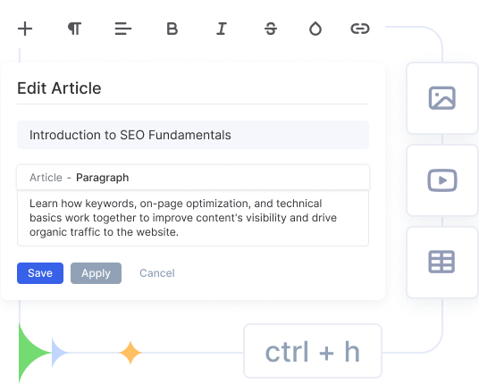 Flowlu - Create Engaging Content