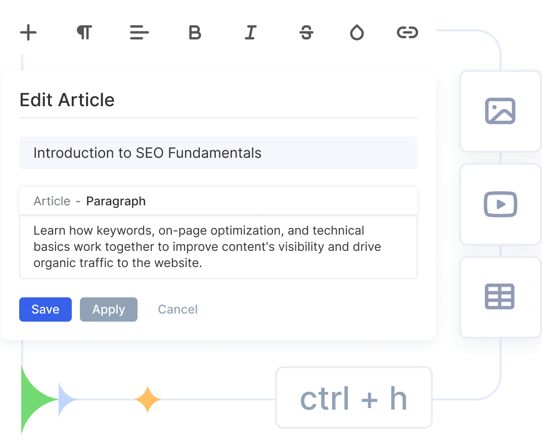 Knowledge Base Software for Internal Guides & Client Support
