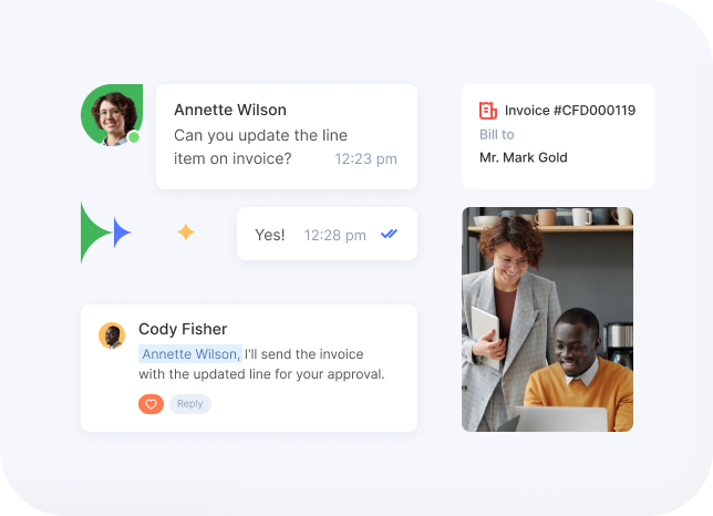 Flowlu - Collaborate on Financials