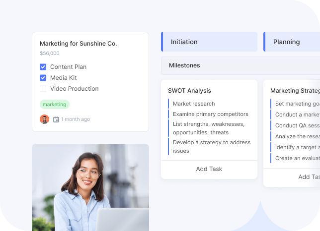 Flowlu - Proyectos ilimitados gratis