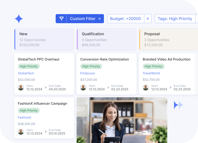 Flowlu - Gestión de leads y contactos