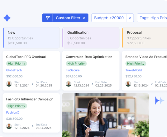 Flowlu - Puntuación y segmentación de leads