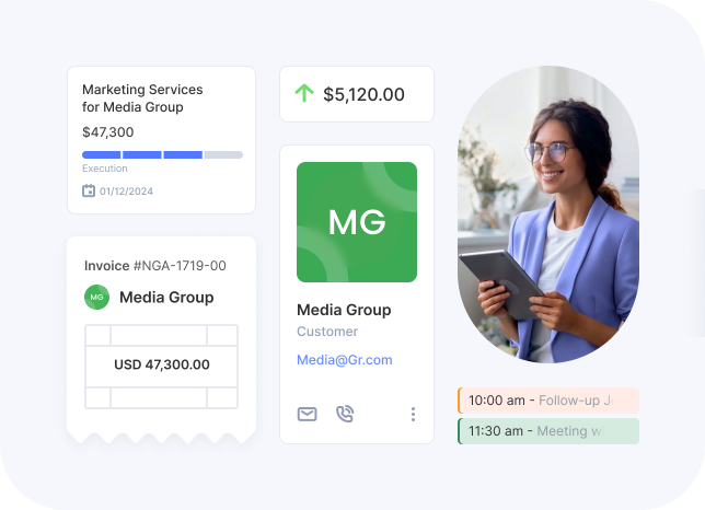 Flowlu - Integración de CRM y alineación de ventas