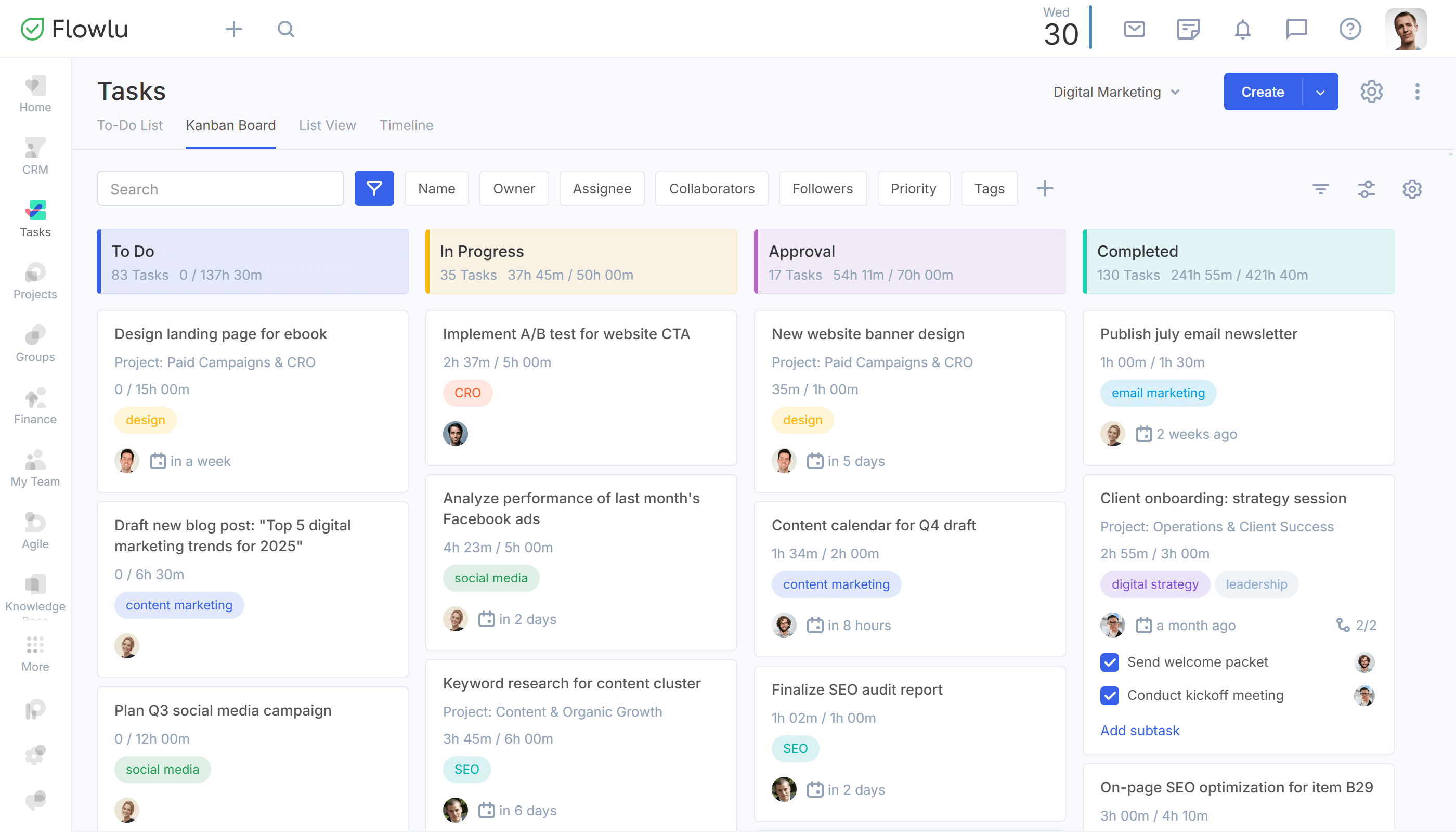 Flowlu - ¿Qué es la delegación de tareas?