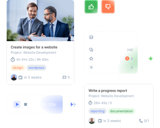 Flowlu - La mejor plataforma con delegación de tareas automatizada