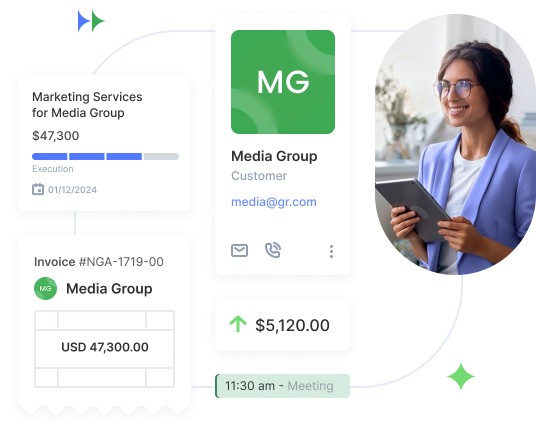 Flowlu - CRM, projetos e faturamento tudo-em-um para agências