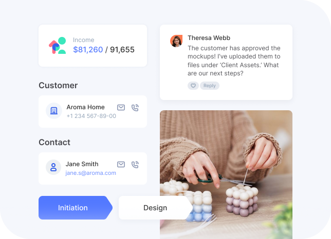 Flowlu - Gestão de contatos e empresas para cada cliente
