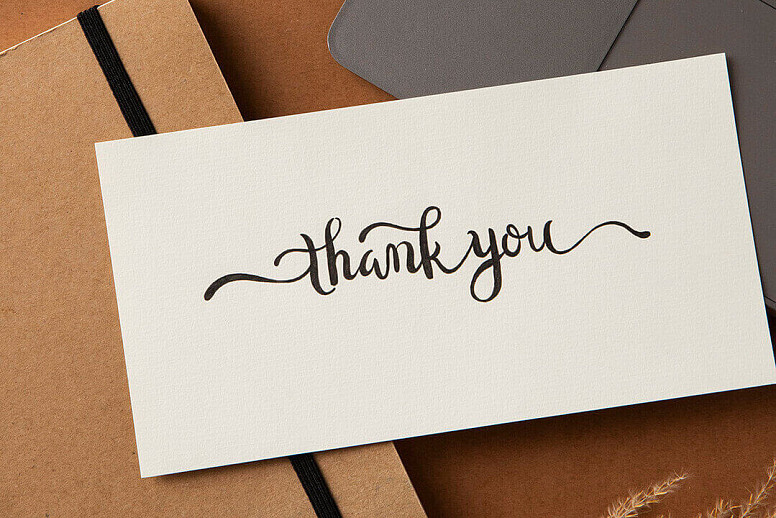 Thank you letter