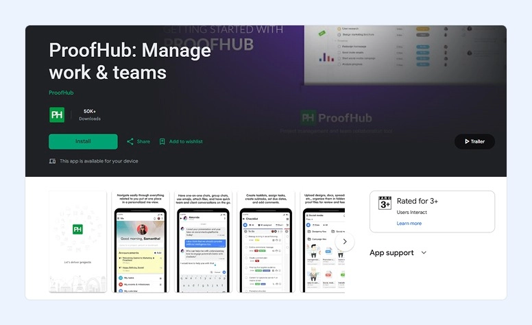 ProofHub app