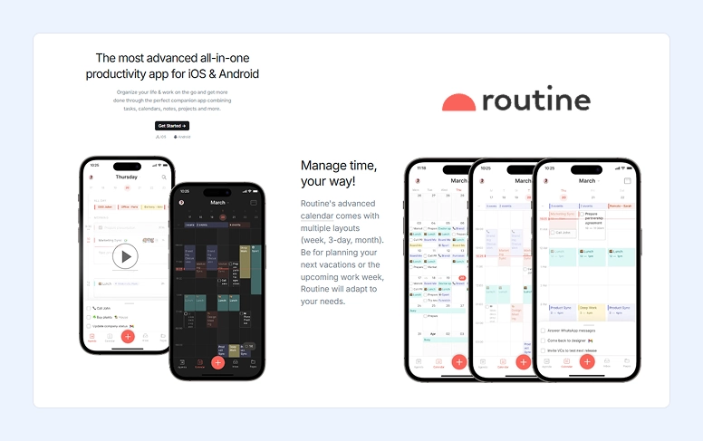 Routine app