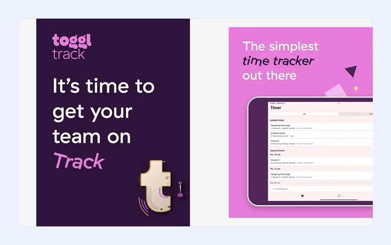 Toggl Track app