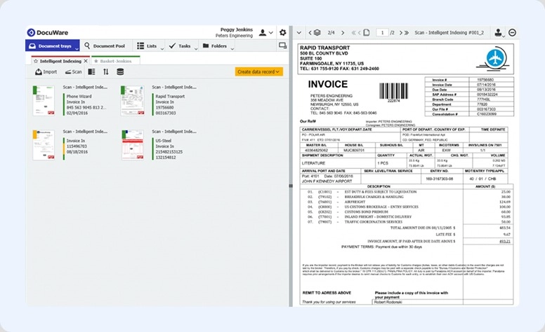 DocuWare Interface