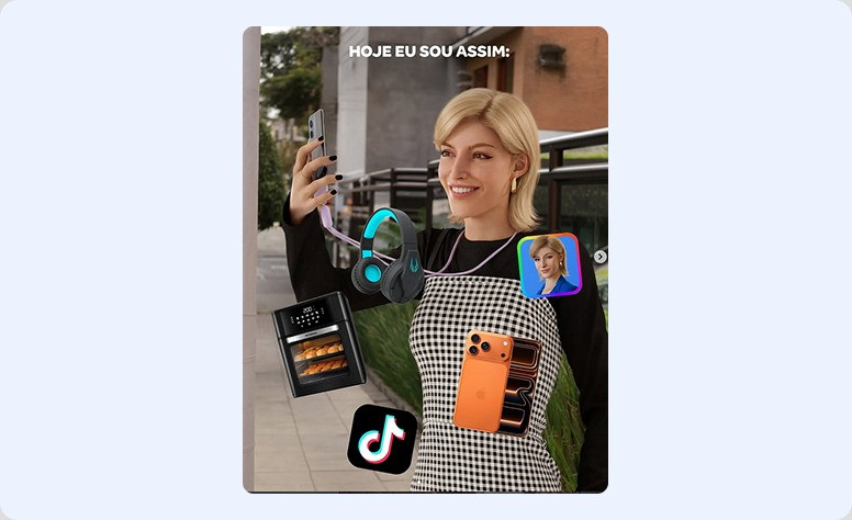 Post do Instagram da Lu do Magalu para Magazine Luiza